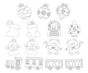 크리스마스 색칠 모음