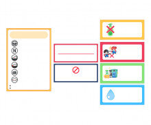 세차장 놀이 안내판(문구없음)