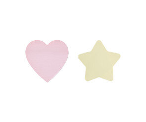 별, 하트 메모지