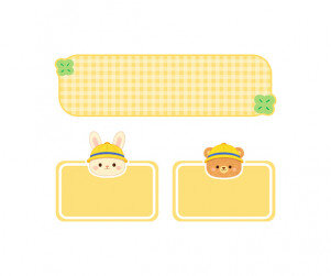 꼬마 선생님 (곰,토끼) (문구없음)