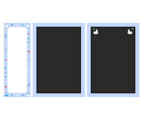 여름 옷 가게 메뉴판