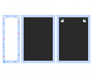 여름 옷 가게 메뉴판