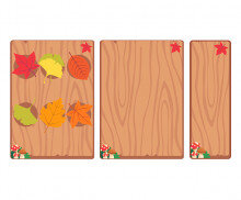 가을 열매 가게 메뉴판