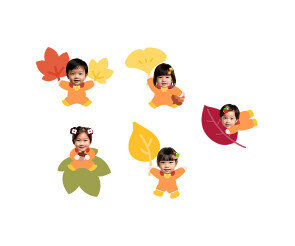 가을 요정 합성이미지