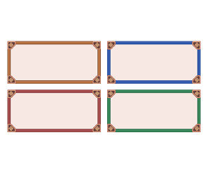 한복가게 안내판(문구없음)
