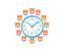 시계 분침 표시 (곰)