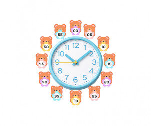 시계 분침 표시 (곰)