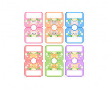 옷걸이 이름표 (새앙토끼)