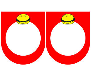 [개별도안] 어린이 햄버거 가랜드