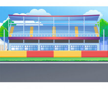 자동차 경주장 배경