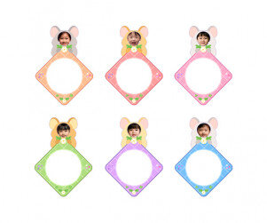 수건 합성 이름표 (새앙토끼)