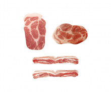 삼겹살, 목살(생고기)