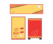 통닭 트럭 간판 (문구없음)