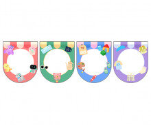 [개별도안] 아나바다 시장놀이 가랜드