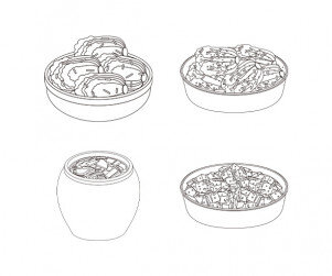 김치 색칠 모음