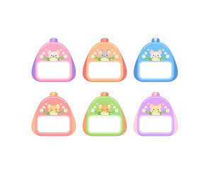 가방 이름표 (새앙토끼)