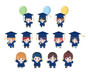 졸업, 수료하는 아이