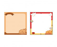 전기구이 통닭 메모지