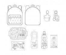 소풍 가방 색칠 모음