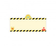 안전 교육판 (공사장) (문구없음)