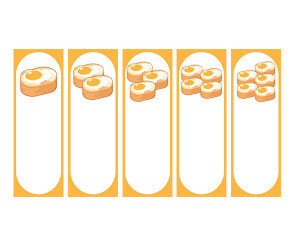 계란빵 가게 개별 메뉴판 (문구없음)