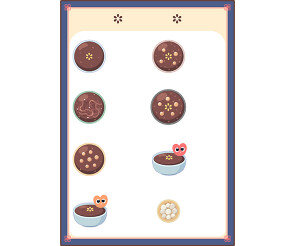 팥죽 가게 메뉴판 (문구없음)