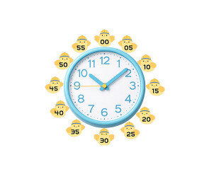 시계 분침 표시 (병아리)