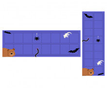 깜깜한 동굴 속 누가 살까 원고지 레터링 (문구없음)