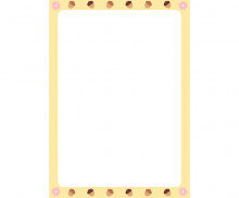 가을 도토리 테두리