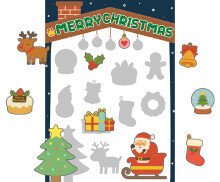 크리스마스 그림자 맞추기