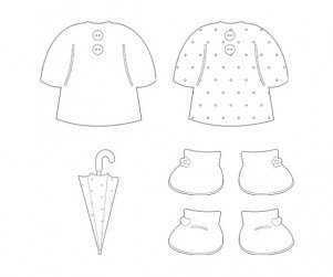 우비, 장화, 우산 색칠 모음