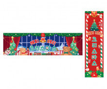 해피 메리 크리스마스 가로 세로 배너 만들기