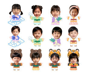 단군신화(개천절) 합성이미지