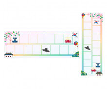 우리나라를 대표하는 상징물 원고지 레터링(문구없음)