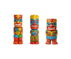 하와이 티키 장승