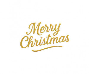 Merry Christmas 금박 글씨