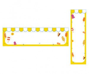 어린이 휴게소 가로 세로 배너(문구없음)
