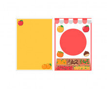 과일 트럭 포스터 (문구없음)