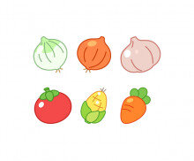 채소(양파,당근,옥수수,토마토,마늘)