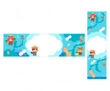 땅콩 캐기 체험 가로 세로 배너 (문구없음)