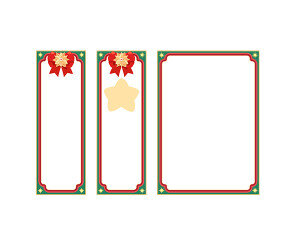 크리스마스 가게 메뉴판