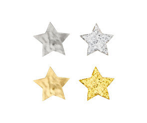 금박, 은박 별 꾸미기 스티커