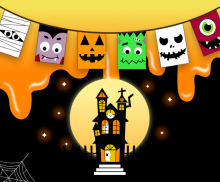 할로윈 캐릭터 가랜드