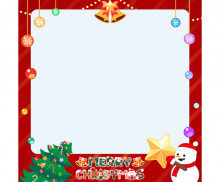 눈사람과 트리 메모지