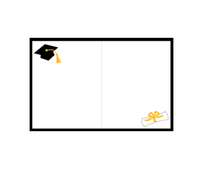 학사모 카드 (속지)