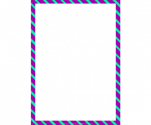 보라 민트 사선 테두리