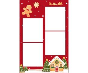 크리스마스 과자집 네컷