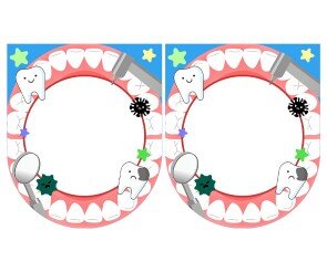 [개별도안] 치과 놀이 가랜드