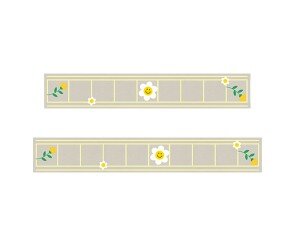 데이지 꽃 원고지(한 줄)