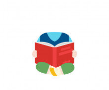 책 읽는 아이 합성이미지